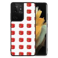 Samsung Galaxy S21 Ultra Back Cover Hoesje Paprika Red