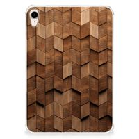Silicone Tablet Hoes voor Apple iPad mini 6 (2021) Wooden Cubes - thumbnail