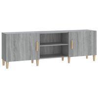 The Living Store TV-Kast - Klassiek - Grijs Sonoma Eiken - 150 x 30 x 50 cm