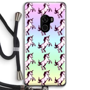 Musketon Unicorn: Xiaomi Mi Mix 2 Transparant Hoesje met koord