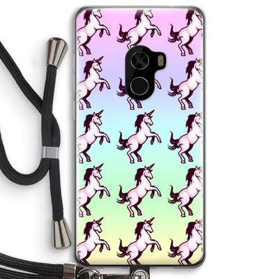 Musketon Unicorn: Xiaomi Mi Mix 2 Transparant Hoesje met koord