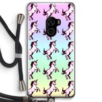 Musketon Unicorn: Xiaomi Mi Mix 2 Transparant Hoesje met koord