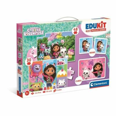 Interactief Speelgoed voor Baby's Clementoni Edukit 4 en 1 Gabby y la casa mágica