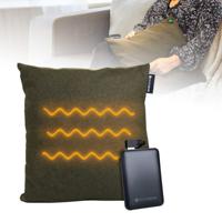 Draadloos oplaadbaar warmtekussen - olijfgroen