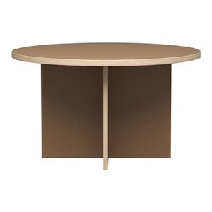 "HKliving Dining Table Eettafel -Ø 130 cm - Brown "
