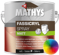 mathys fassicryl mat spray kleur 2.5 ltr