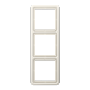 Jung CD500 afdekraam 3-voudig creme CD583W