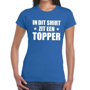 In dit shirt zit een Topper t-shirt blauw voor dames