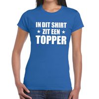 In dit shirt zit een Topper t-shirt blauw voor dames - thumbnail