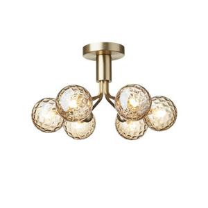 Nuura Apiales 6 Plafondlamp - Messing - Goud glas