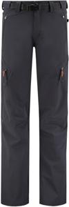 Life Line Tonkin Softshell Outdoorbroek Heren Donkergrijs maat 46 (S)