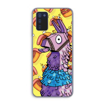 Loot Burger: Samsung Galaxy A03s Transparant Hoesje