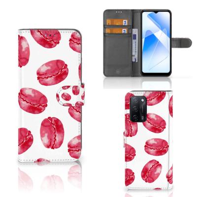 OPPO A16/A16s/A54s | Book Cover | Pink Macarons