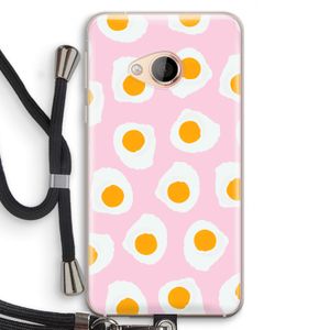 Dancing eggs: HTC U Play Transparant Hoesje met koord