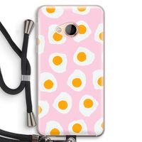 Dancing eggs: HTC U Play Transparant Hoesje met koord