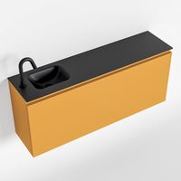 Toiletmeubel Mondiaz Olan | 120 cm | Meubelkleur Ocher | Lex wastafel Urban Links | 1 kraangat