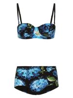 Dolce & Gabbana bikini Bluebell à balconnets - Bleu