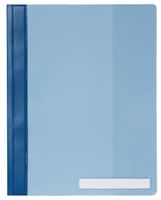 Durable 2510-06 stofklepmap PVC Blauw, Transparant - thumbnail