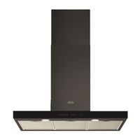 AEG AEG 9000 serie SilenceTech Schouwafzuigkap 90 cm met Hob2Hood DBE5961HR - thumbnail