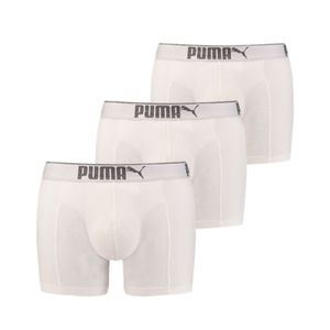 Puma 3-Pack Lifestyle Sueded Cotton Boxershort White