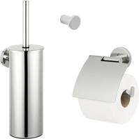 Saqu Nemo 3-delige toiletset chroom