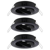 Paulmann 92487 EBL Choose Inbouwring Set van 3 stuks 10 W Zwart (mat) Paulmann 92487 EBL Choose Inbouwring Set van 3 stuks 10 W Zwart (mat)