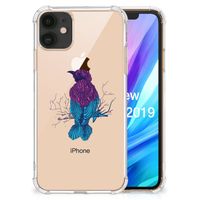 Apple iPhone 11 Stevig Bumper Hoesje Merel - thumbnail