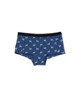 HEMA Tiener Boxershort Stretch Katoen Zebra Blauw (blauw)