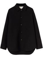 Jil Sander chemise en cachemire à manches longues - Noir