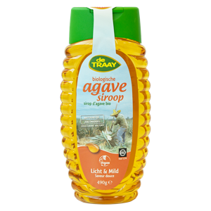 De Traay Agavesiroop Mild & Licht Bio (490 gram)