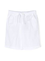 Dolce & Gabbana Kids short en coton à lien de resserrage - Blanc