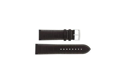 Horlogeband Tissot S762-862 / T600013455 Croco leder Bruin 22mm