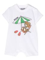 Moschino Kids barboteuse Teddy Bear en coton - Blanc - thumbnail