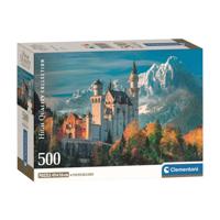 Clementoni legpuzzel kasteel neuschwanstein, 500st.