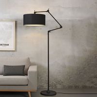 its about RoMi Vloerlamp 'Amsterdam' 190cm, kleur Zwart