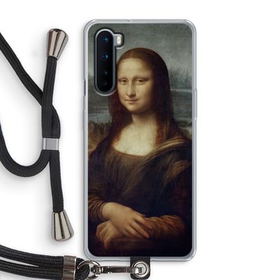 Mona Lisa: OnePlus Nord Transparant Hoesje met koord
