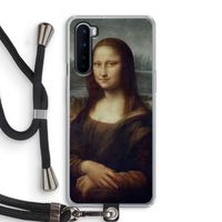 Mona Lisa: OnePlus Nord Transparant Hoesje met koord Mona Lisa: OnePlus Nord Transparant Hoesje met koord