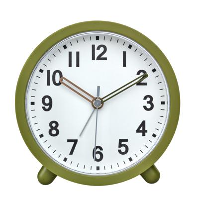 TFA wekker - alarmklok - olijf groen -11 cm - rond - kunststof