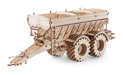 Eco Wood Art 3D Houten Puzzel Trailer