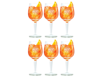 Aperol Spritz Glazen - 450 ml - Officieel Glas - 6 stuks Aperol Spritz Glazen - 450 ml - Officieel Glas - 6 stuks