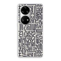 Moroccan Print: Huawei P50 Pro Transparant Hoesje