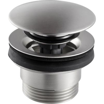 Afvoerplug Blue Label Viborg | 1/4" | Click waste | Messing | Rond | RVS