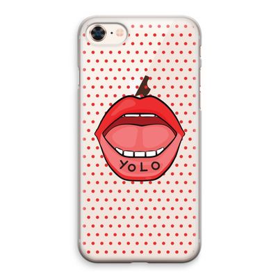 Yolo Denise: iPhone 8 Transparant Hoesje