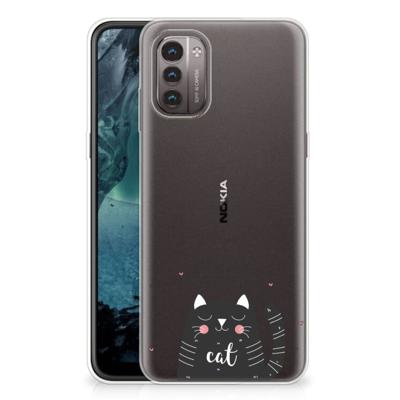 Nokia G21 | G11 Telefoonhoesje met Naam Cat Good Day Nokia G21 | G11 Telefoonhoesje met Naam Cat Good Day