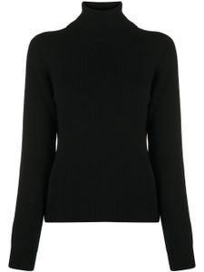 Saint Laurent pull en cachemire à col roulé - Noir