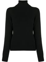 Saint Laurent pull en cachemire à col roulé - Noir