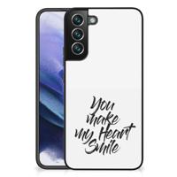 Samsung Galaxy S22 Plus | Telefoon Hoesje | met tekst Heart Smile