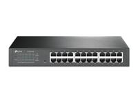 TP-Link TL-SG1024DE Managed L2 Gigabit Ethernet (10/100/1000) 1U Zwart - thumbnail