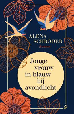 Jonge vrouw in blauw bij avondlicht (Hardback)