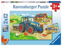 Ravensburger puzzel op de bouwplaats